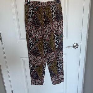 The Upside Men's Geometric Patterned Pants - Pink, Yellow, Black